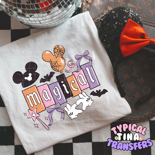 Magical Spooky Banner | DTF Transfer | 12" Adult