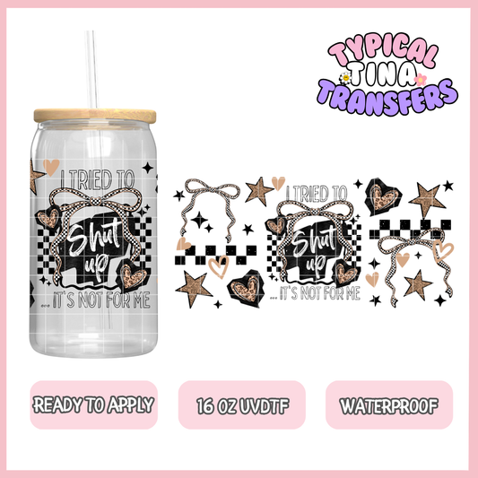 UVDTF #11081 | 16oz UVDTF Wrap | POD