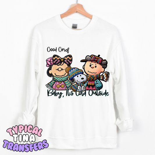 Good Grief, CB its cold outside | DTF Transfer | POD