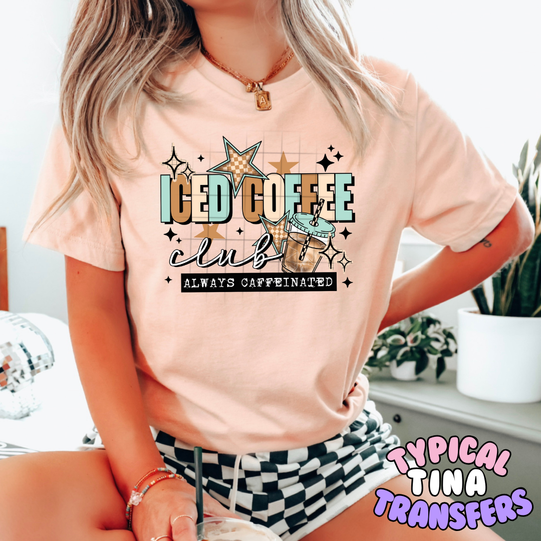 ice Coffee club | DTF Transfers | POD