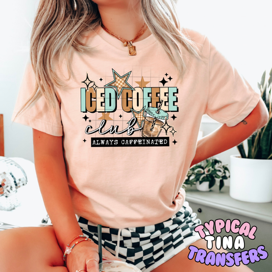 ice Coffee club | DTF Transfers | POD
