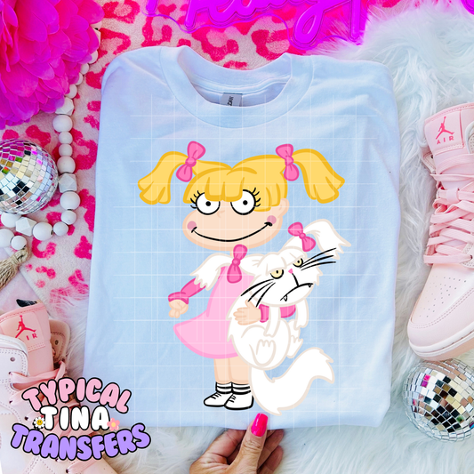 Angelica and Kitty | DTF Transfer | POD