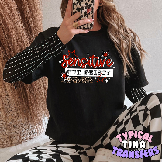 Sensitive but fiesty | DTF Transfers | POD