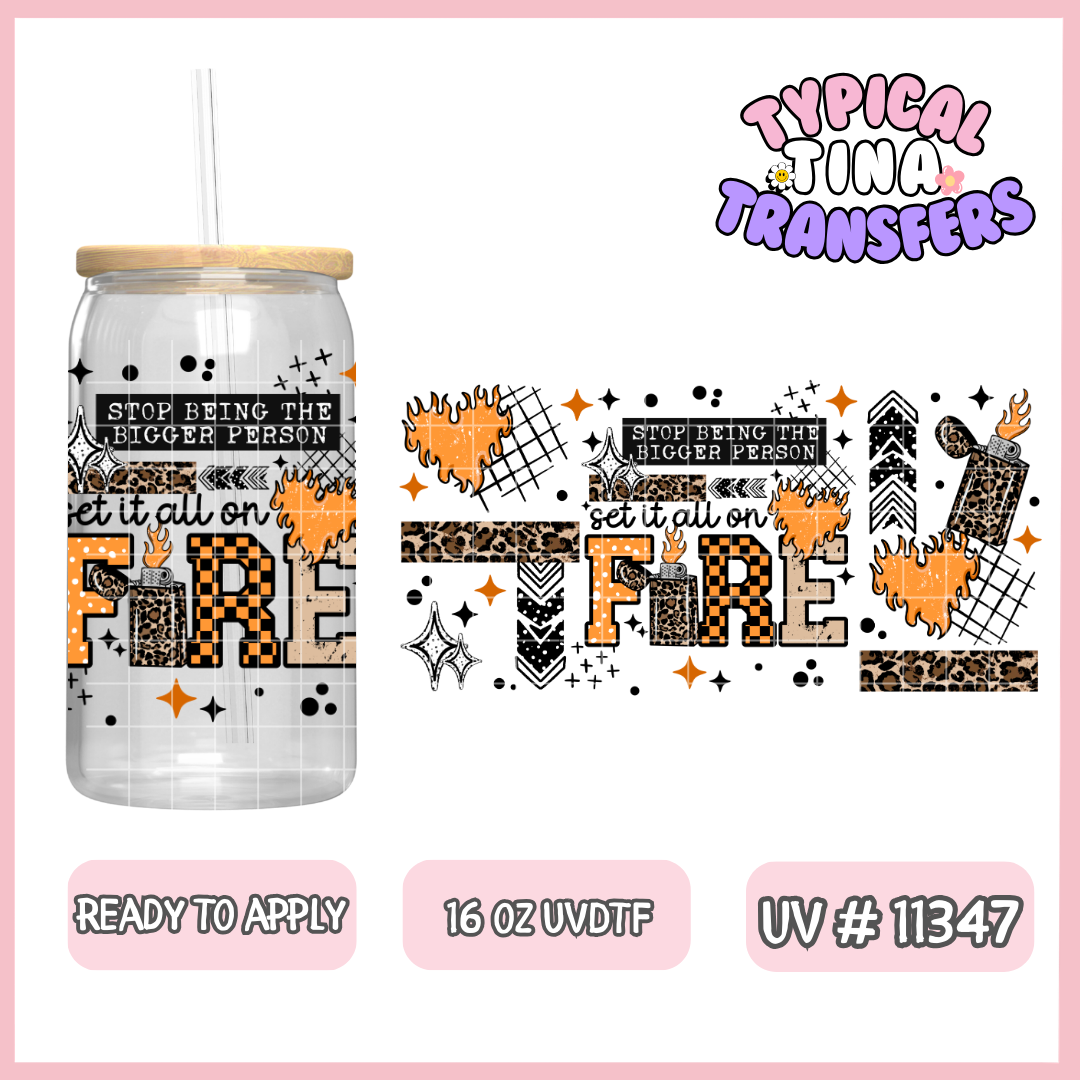 UVDTF #11347 | 16oz UVDTF Wrap | POD