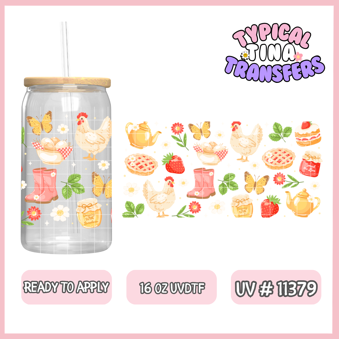 UVDTF #11379 | 16oz UVDTF Wrap | POD