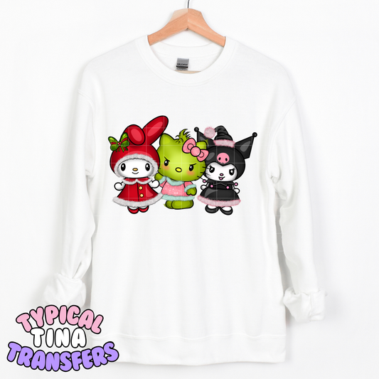 HK Christmas (green HK) | DTF Transfer | POD