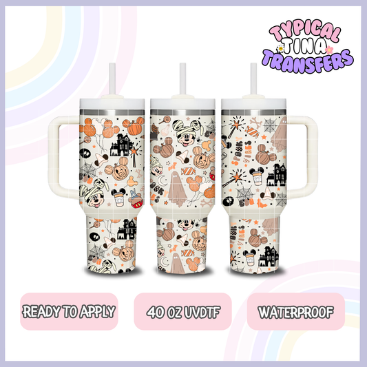 mainstreet halloween snacks | 40oz UVDTF Wrap | POD