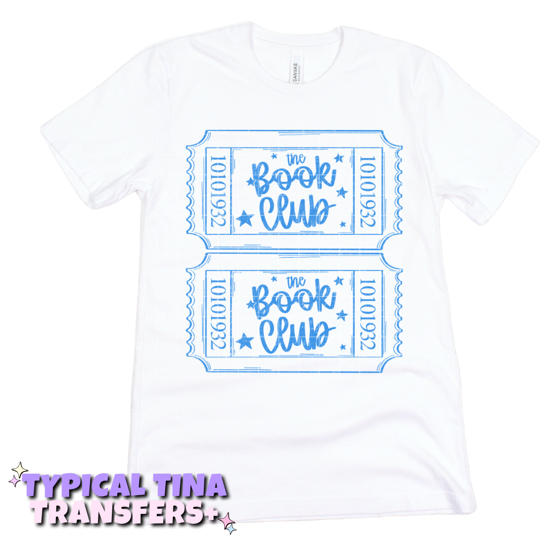 Book club tickets | DTF Transfers | POD
