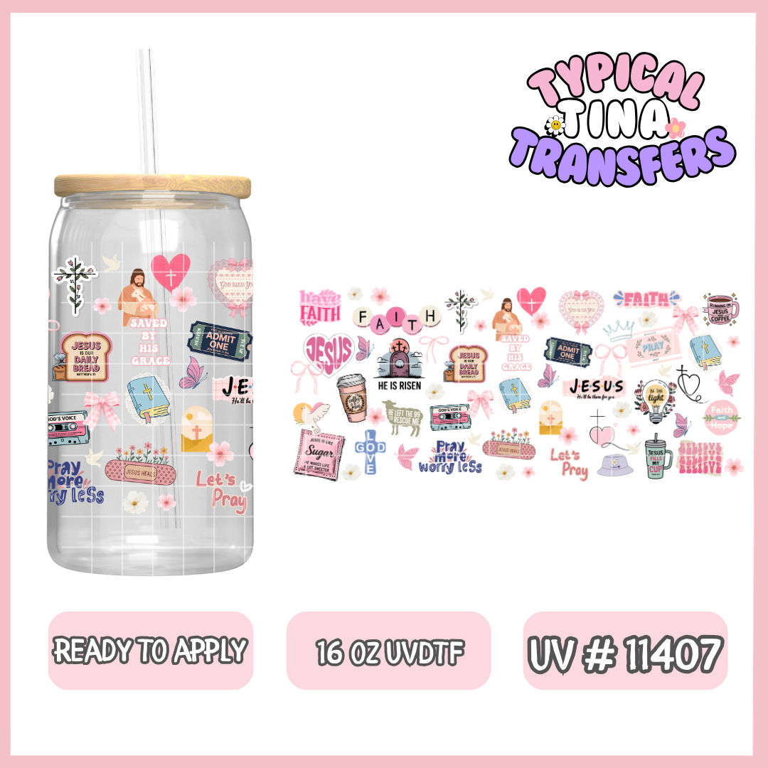 UVDTF #11407 | 16oz UVDTF Wrap | POD