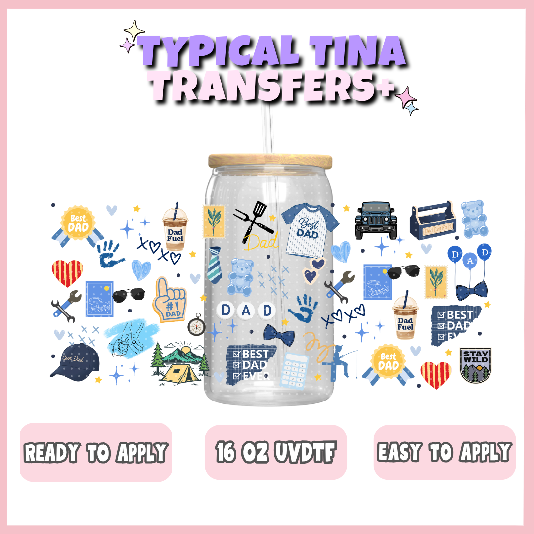 UVDTF #11856 | 16oz UVDTF Wrap | POD