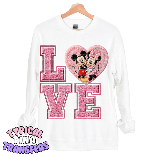 M&M Mouse Faux Patch | DTF Transfers | POD