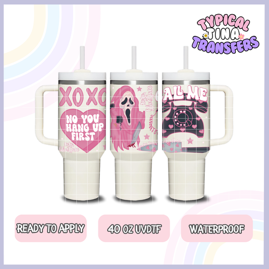 xoxo GF in pink | 40oz UVDTF Wrap | POD