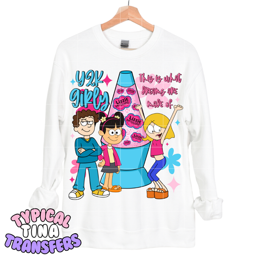 Throwback Y2K Girly Liz | DTF Transfers | POD