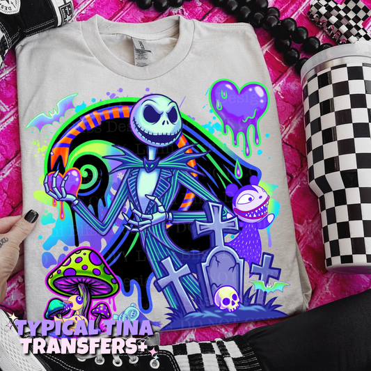 Neon Jack & Hill | DTF Transfers | POD