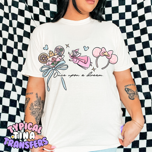 Once Upon a dream ears | DTF Transfer | POD