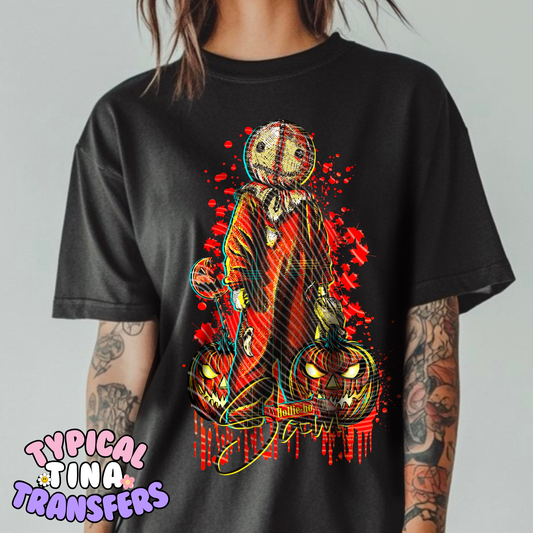 Bold Orange Sam two pumpkins | DTF Transfer | POD