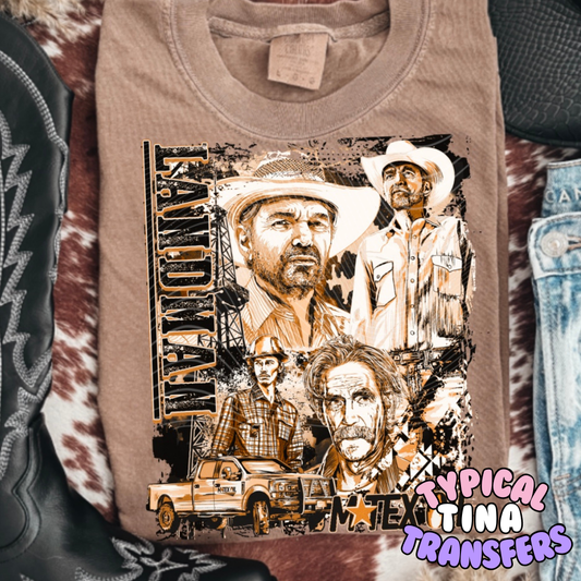 Land Man oil | DTF Transfers | POD