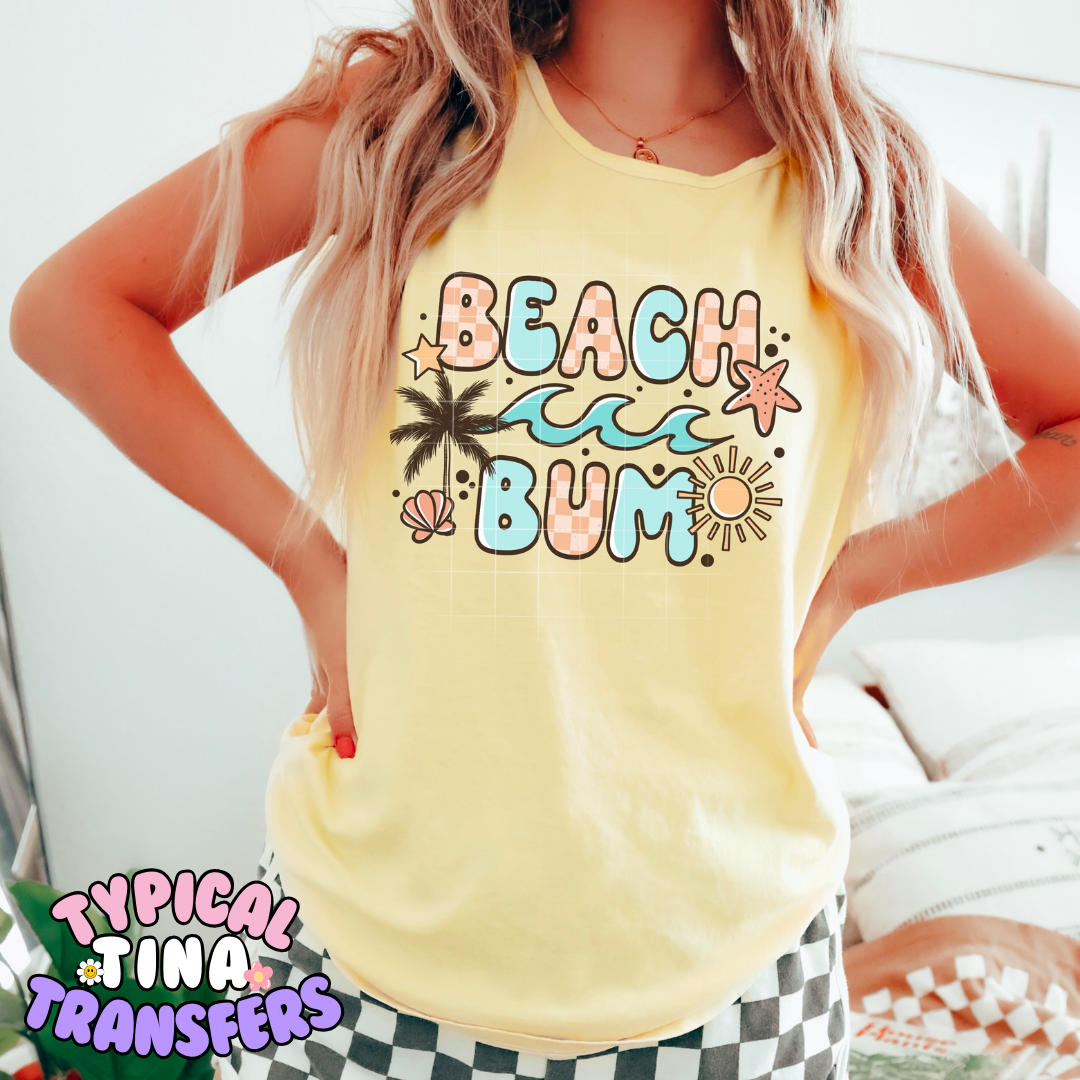 Beach Bum | DTF Transfer | POD
