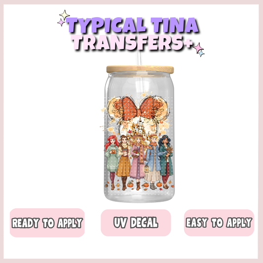 Fall magical princesses | UV decals | POD