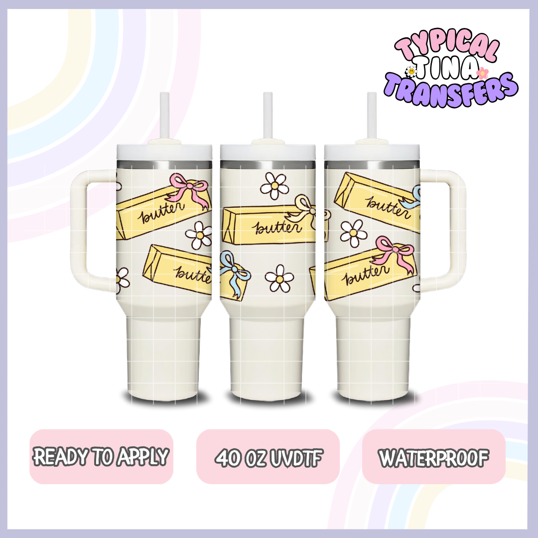 Butter Sticks | 40oz UVDTF Wrap | POD