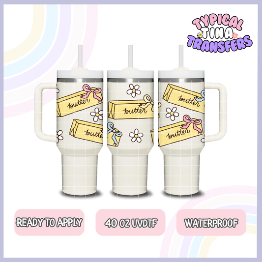 Butter Sticks | 40oz UVDTF Wrap | POD