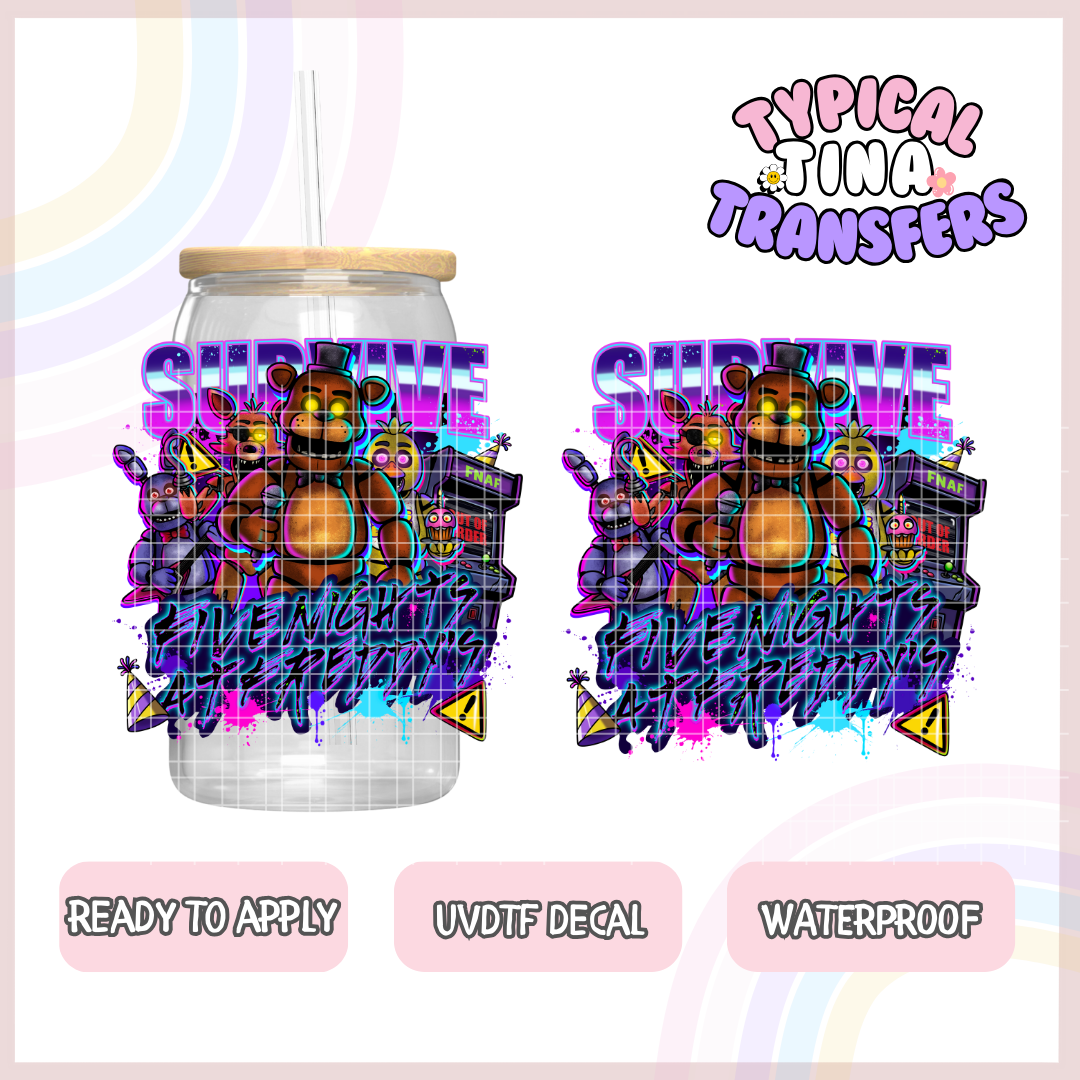 UVDTF Decal | 4" decals | POD