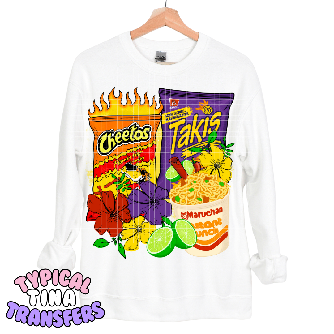 Girly Snacks | DTF Transfers | POD