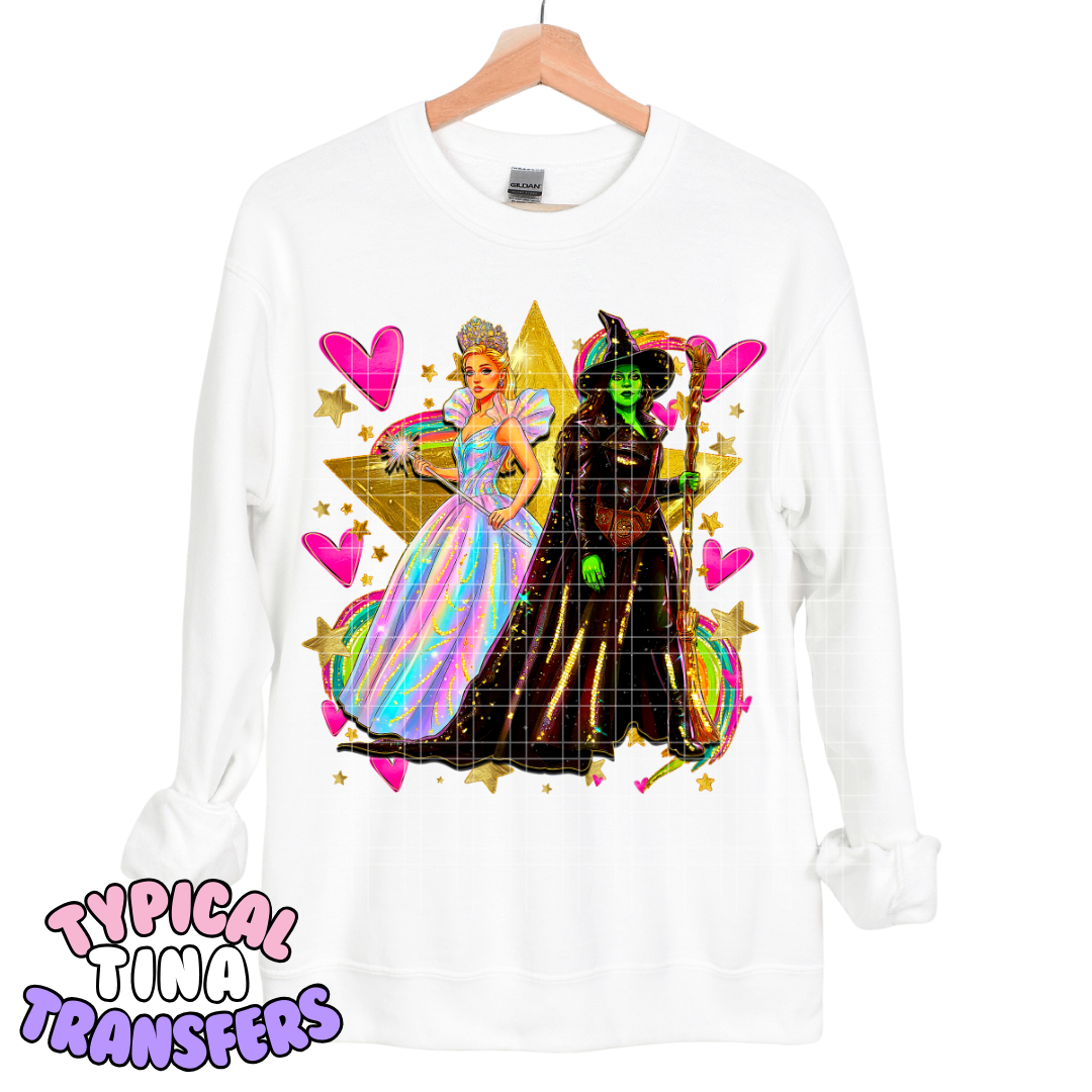 Pink & green = Rainbow | DTF Transfers | POD