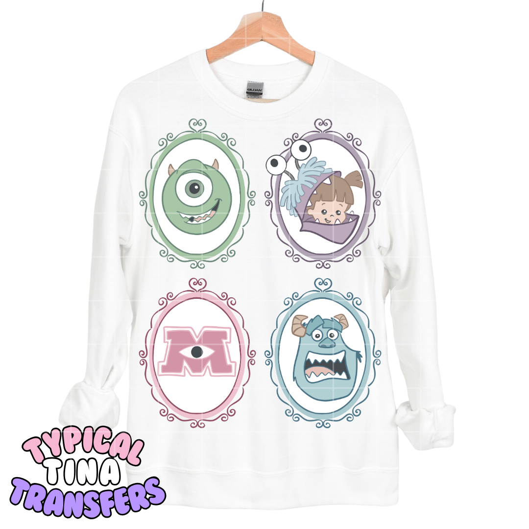 Monster portraits | DTF Transfers | POD