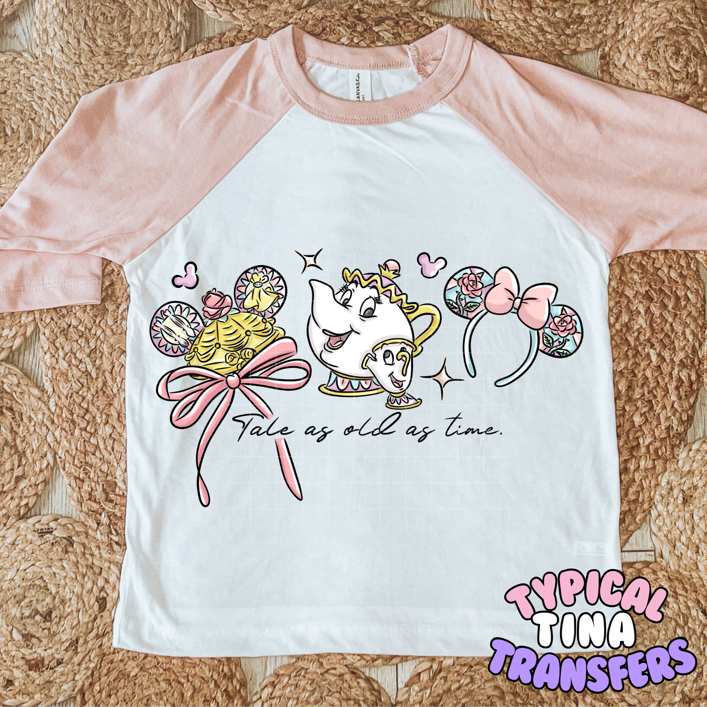Beauty & B Mouse Hat  | DTF Transfer | POD