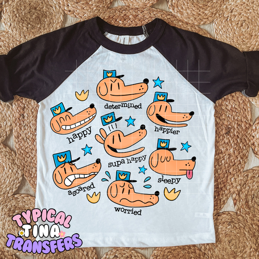 Dog - Emotions | DTF Transfer | POD