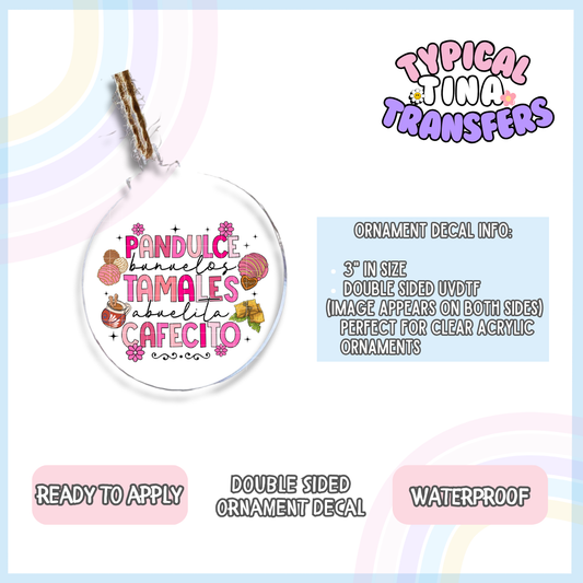 Pan Dulce | 3" Ornament Decal