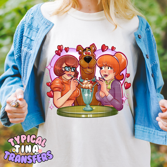 Mystery Milkshakes pup | DTF Screen Print | POD