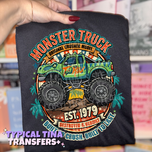 Dino Truck | DTF Transfers | POD