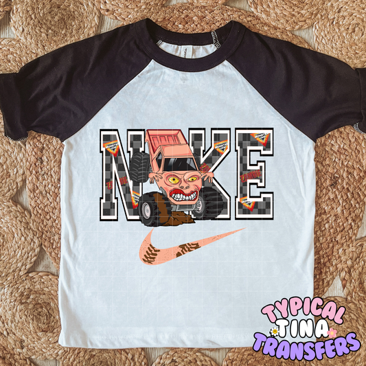 Monster Trucks #8 | DTF Screen Print | POD