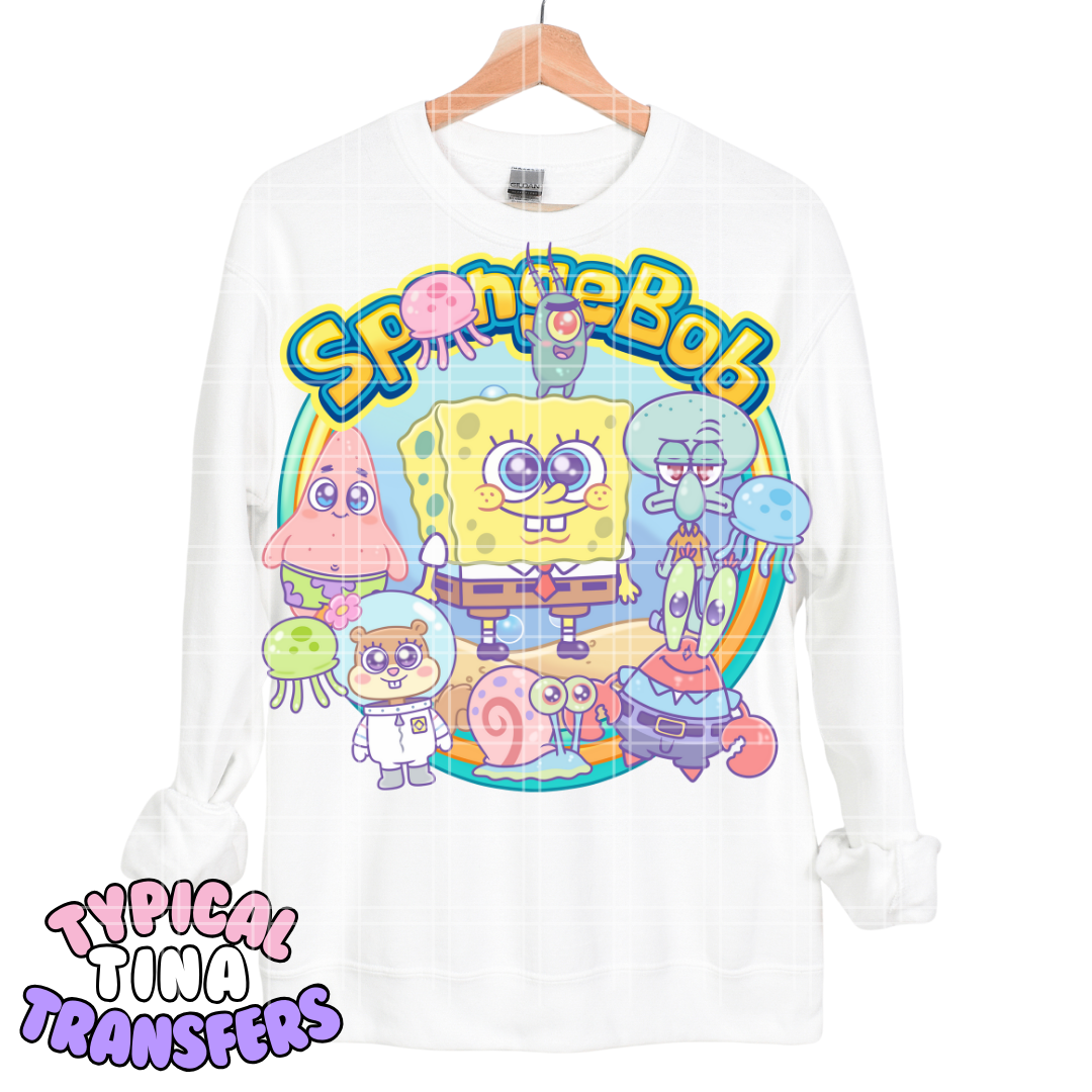 Chibi - Bob the Sponge | DTF Transfers | POD
