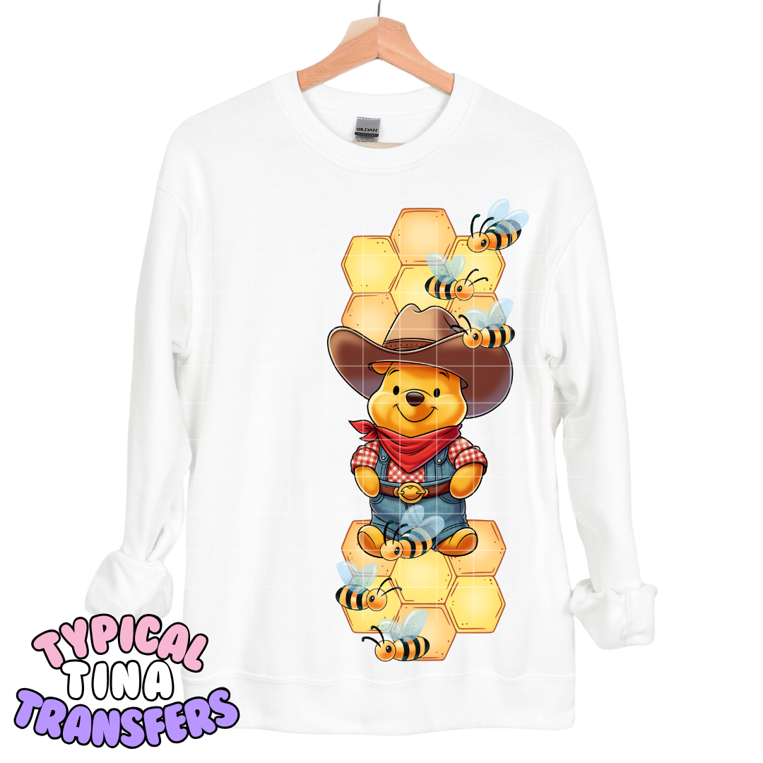 Western p bear | DTF Transfers | POD