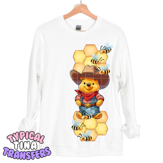 Western p bear | DTF Transfers | POD