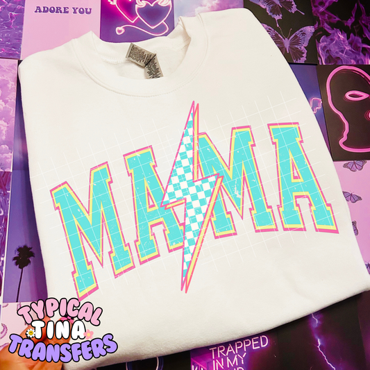 Mama Aqua | DTF Transfer | POD