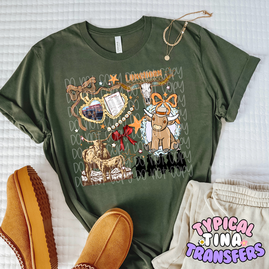 Coquette Horns that are long | DTF Transfer | POD