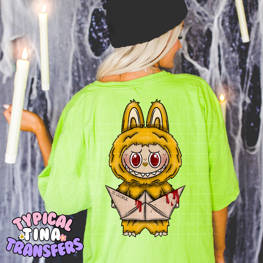 Paper Boat LaFu red eyes | DTF Transfer | POD