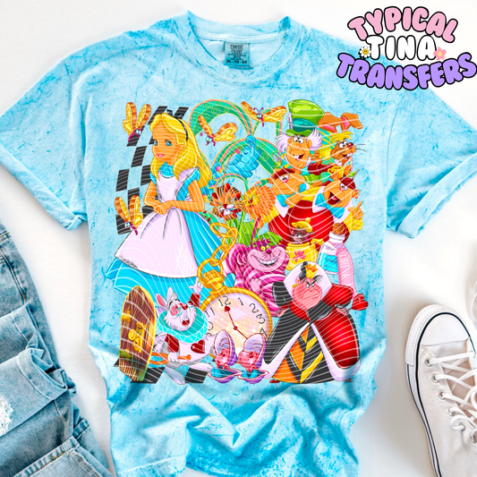 Alice Mural (AGCM) | DTF Transfer | 15" Adult