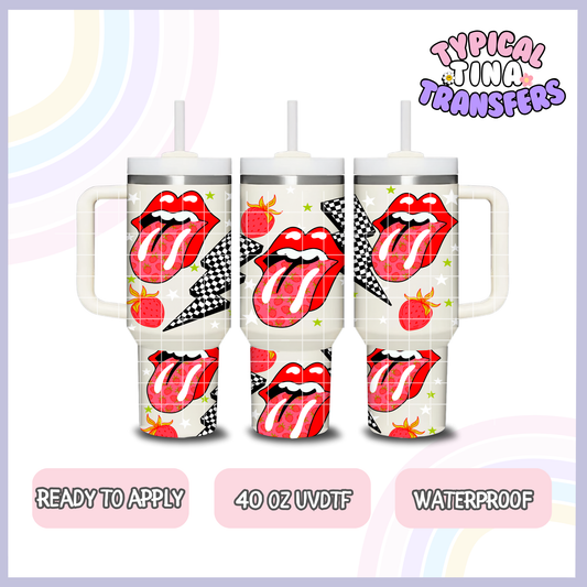 Tongue out | 40oz UVDTF Wrap | POD