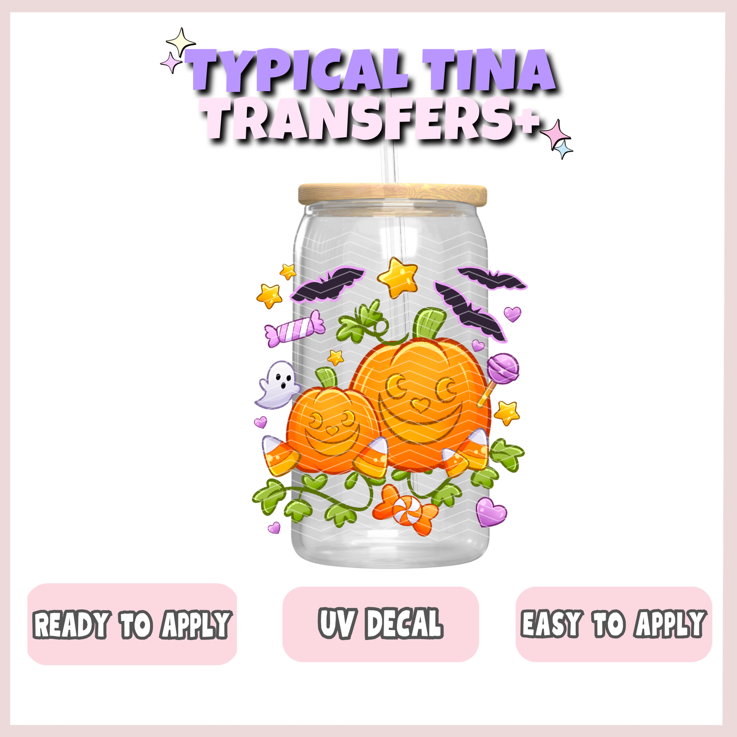 Pumpkins and candy | UV decals | POD