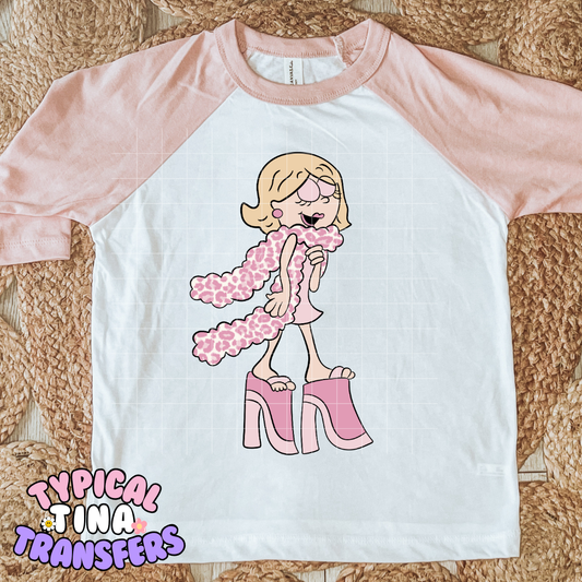 Liz Poses | DTF Transfer | 11" Adult