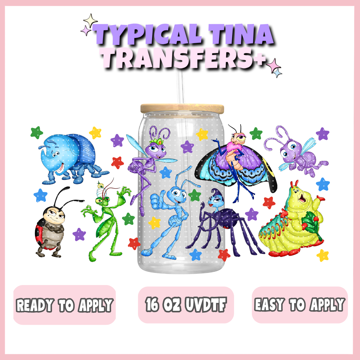 UVDTF #12040 | 16oz UVDTF Wrap | POD