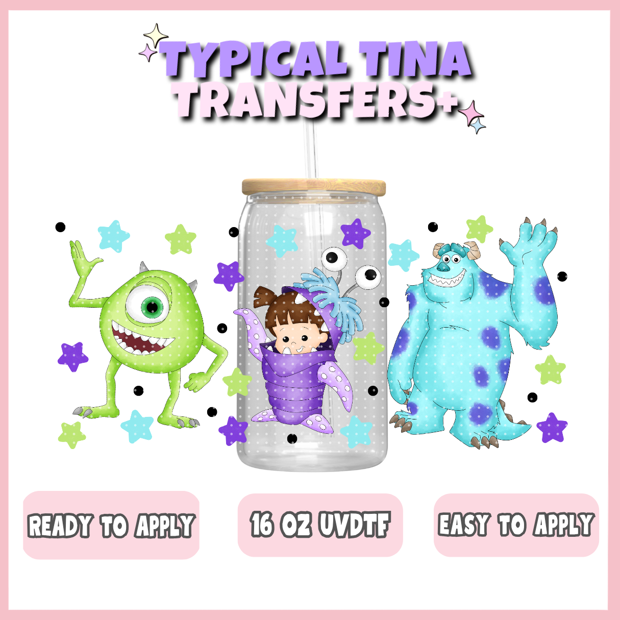 UVDTF #12041 | 16oz UVDTF Wrap | POD
