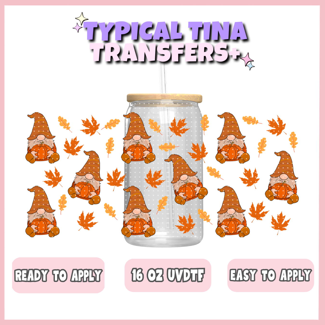 UVDTF #12048 | 16oz UVDTF Wrap | POD