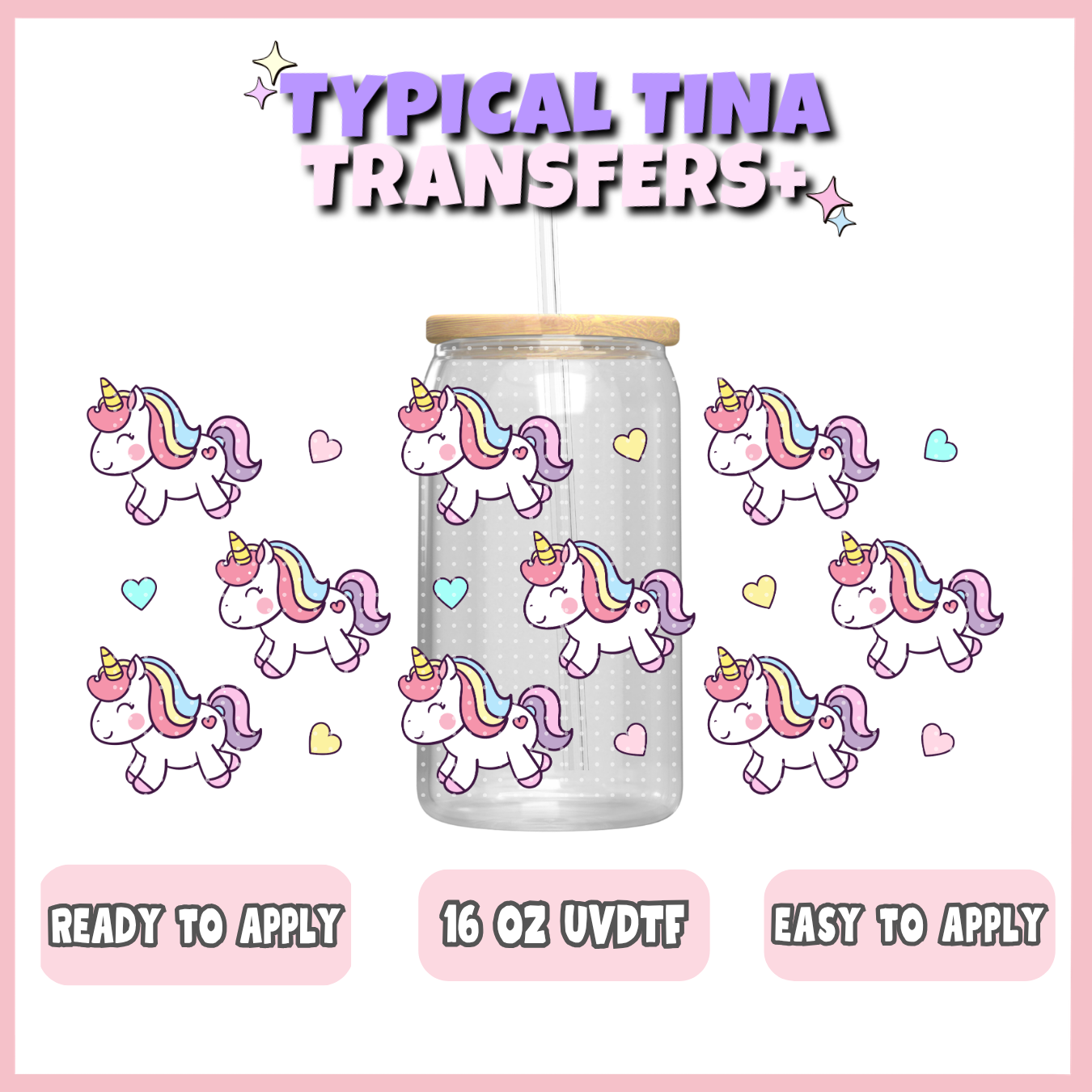 UVDTF #12050 | 16oz UVDTF Wrap | POD