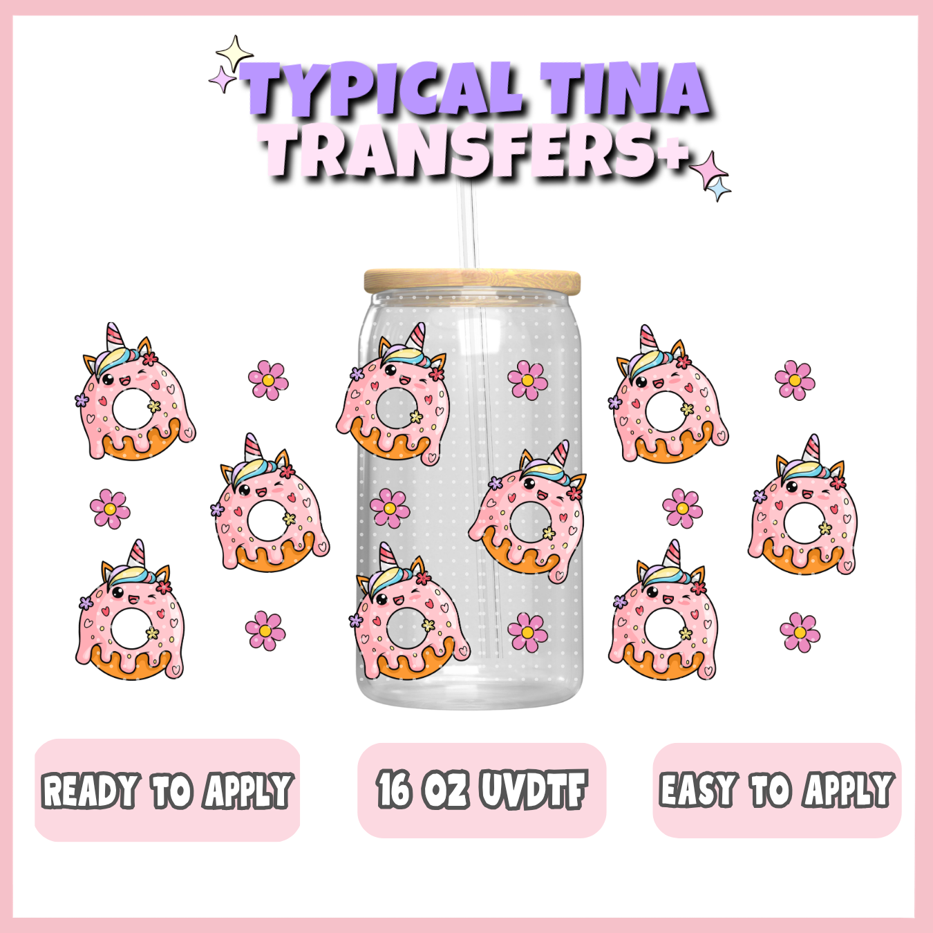 UVDTF #12054 | 16oz UVDTF Wrap | POD